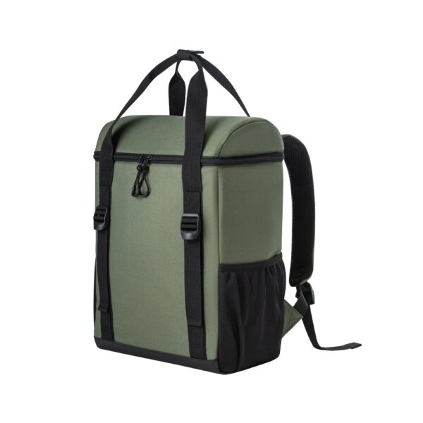 ROMA L. Thermal backpack padded in recycled polyester 600D ripstop 16 L