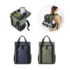 92099_set ROMA L. Thermal backpack padded in recycled polyester 600D ripstop 16 L