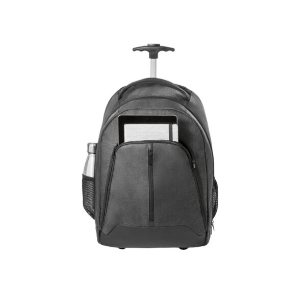 EINDHOVEN. Trolley backpack for laptop 15'6'' in 600D high-density polyester