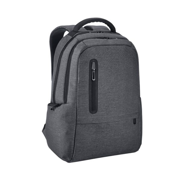 92195_133 RE-BOSTON. Water-resistant 2Tone recycled nylon laptop backpack with 210D compartment