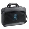 SANTANA. 15'6" Laptop briefcase in 2 Tone 600D and 300D polyester