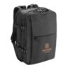 DALLAS. High-density recycled 600D polyester travel backpack for 17'3" laptop