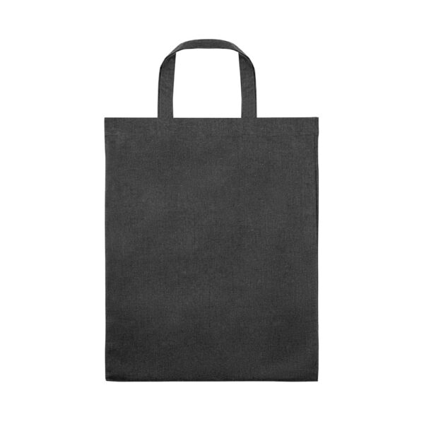 SIENA. Foldable bag in cotton (50%), recycled cotton (30%) and polyester (20% rPET) (140 g/m²)