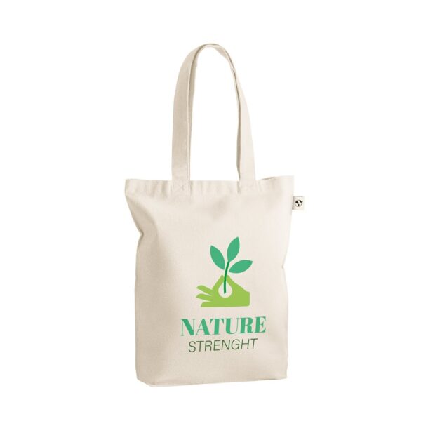 GIRONA. Cotton (50%), recycled cotton (30%) and polyester (20% rPET) bag (220 g/ m²)