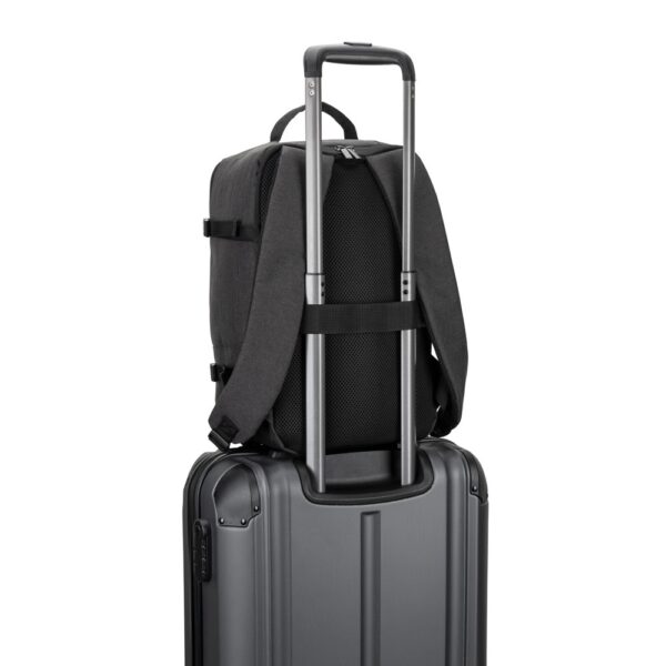 92361_133-e CIES. Backpack made from high-density 600D recycled polyester, meeting airline size requirements