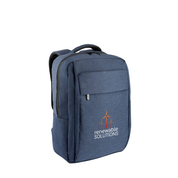 COVENTRY. 15.6" Fully padded laptop backpack in 300D recycled high-density polyester and 210D recycled polyester lining