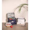 92380_amb CANCUN. Thermal bag in 600D recycled polyester with adjustable webbing strap 7 L