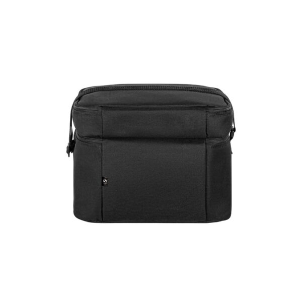 CANCUN LARGE. Thermal bag in 600D, recycled polyester, with adjustable webbing strap 14 L