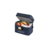 92395_104-d-logo CANCUN LARGE. Thermal bag in 600D, recycled polyester, with adjustable webbing strap 14 L