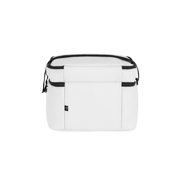 CANCUN LARGE. Thermal bag in 600D, recycled polyester, with adjustable webbing strap 14 L