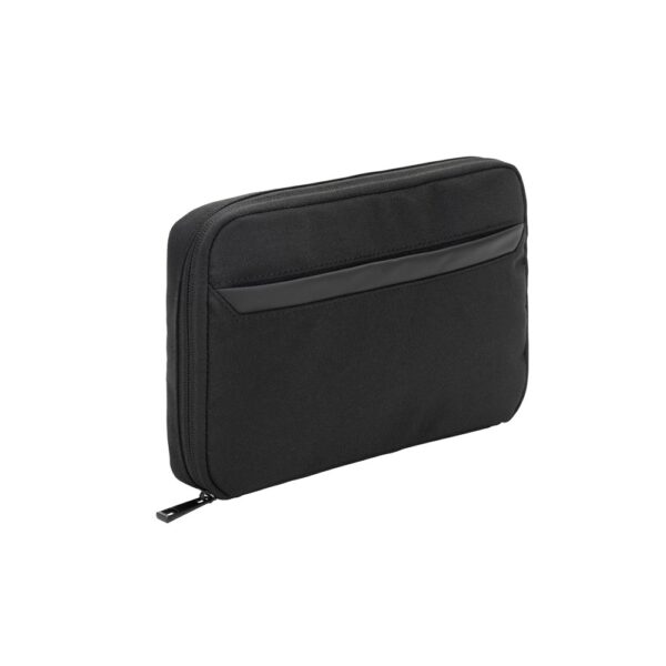 YANGON. Spacious organiser bag for tech accessories in twill with water-repellent coating and 600D recycled polyester