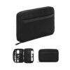 92570_set YANGON. Spacious organiser bag for tech accessories in twill with water-repellent coating and 600D recycled polyester