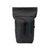 92571_114-f OSASCO BPACK. Roll top backpack with a zip system design that allows the top to be rolled up to fit the volume of the backpack, made from 600D recycled polyester