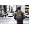 92675_amb BOSTON. 17" Waterproof 2 Tone Nylon laptop backpack