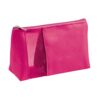 ANNIE. Microfibre and mesh cosmetic bag