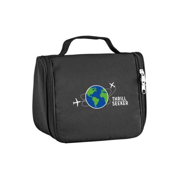 WILLIS. Microfibre toiletry bag with several pockets