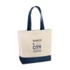 92822_104-logo EDMONTON. 100% cotton canvas bag (280 g/m²)