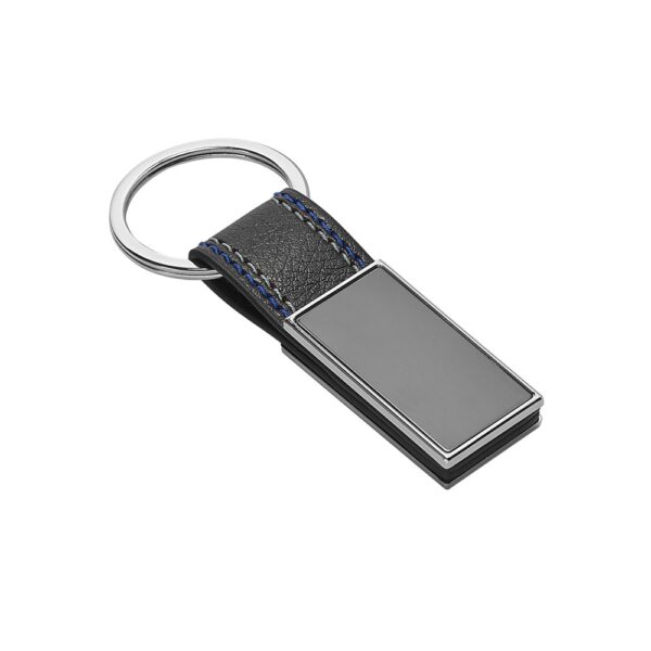 BALE. Metal and PU keyring