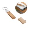 CORKS. Cork and metal keyring