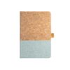 93277_124-a KLEE. A5 notebook in cork and linen with lined sheets