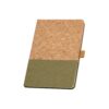 93277_129 KLEE. A5 notebook in cork and linen with lined sheets