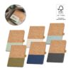 93277_set KLEE. A5 notebook in cork and linen with lined sheets