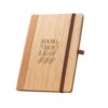 93281_160-logo ORWELL. A5 notebook in bamboo and cork sheets with lined sheets