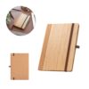 93281_set ORWELL. A5 notebook in bamboo and cork sheets with lined sheets