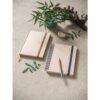 93286_amb DICKINSON. A5 hardcover notebook made of sugar cane paper (80% sugar cane) with lined pages
