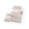 93288_c ORGANIC SEMI-RIGID. A5 notepad with semi-rigid cover made from organic elephant matter (80%)
