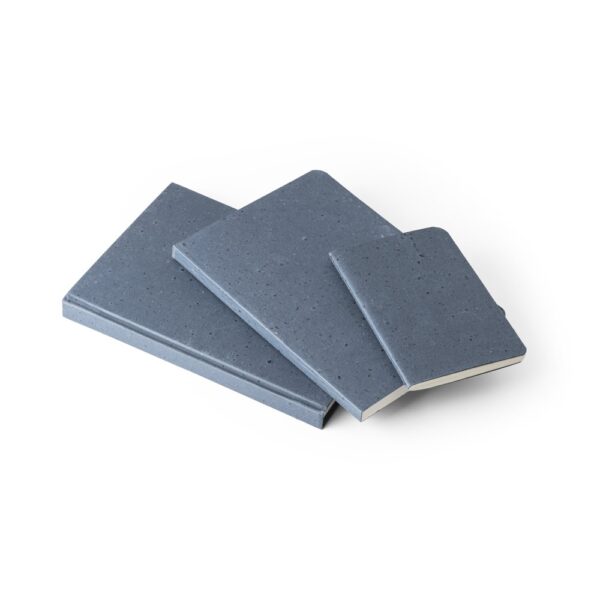 COFFEEPAD SEMI-RIGID. A5 notepad with semi-rigid cover made from coffee husk waste (65%)