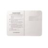93290_160-c TEAPAD SEMI-RIGID. A5 notepad with semi-rigid cover made from tea leafs waste (65%)