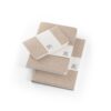 93290_c TEAPAD SEMI-RIGID. A5 notepad with semi-rigid cover made from tea leafs waste (65%)