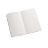 93291_150-d ORGANIC SOFT. A6 notepad with flexible cover made from organic elephant matter (80%)