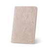 93293_160 TEAPAD SOFT. A6 notepad with flexible cover made from tea leafs waste (65%)