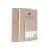 93293_a-logo TEAPAD SOFT. A6 notepad with flexible cover made from tea leafs waste (65%)