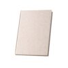 93294_150 ORGANIC RIGID. A5 notepad with hard cover made from organic elephant matter (80%)