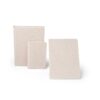 93294_a ORGANIC RIGID. A5 notepad with hard cover made from organic elephant matter (80%)