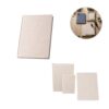 93294_set ORGANIC RIGID. A5 notepad with hard cover made from organic elephant matter (80%)