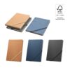 93338_set HUXLEY. A5 notebook with hard cover, made from water-resistant paper