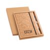 93578_160-e-logo FREUD. A5 notepad and ballpoint pen set in cork