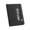 EMERGE FOLDER II. A4 folder in recycled polyester (100% rPET) 300D with elastic closure