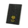 93635_133-logo MISHIMA. A5 notebook with semi-hard cover in recycled felt (100% rPET) with rings and lined pages
