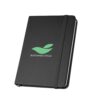 93637_103-logo CAMPUS. A5 hardcover notebook in PU (35% recycled) with lined pages 100% recycled