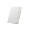 93653_106 ANNE SUB. A5 notebook in recycled polyester (100% rPET) 300D, ideal for sublimation personalisation
