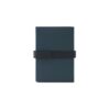 93654_104-b SANDERSON. A5 notepad in PU (50% recycled) with two blocks: lined pages and plain pages
