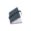 93654_104-e SANDERSON. A5 notepad in PU (50% recycled) with two blocks: lined pages and plain pages