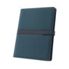 93656_104 SANDERSON FOLDER. A4 folder in PU (50% recycled) with magnetic closure and notepad with lined pages