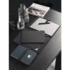 93656_amb SANDERSON FOLDER. A4 folder in PU (50% recycled) with magnetic closure and notepad with lined pages