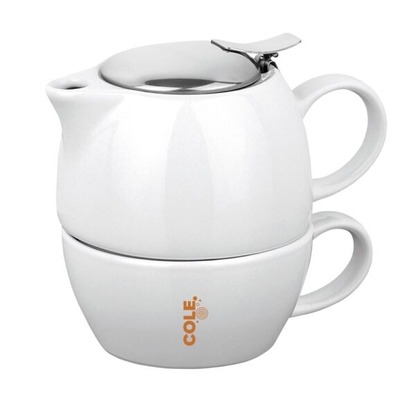 COLE. Porcelain tea set 2 in 1